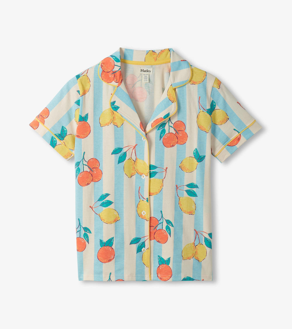 Hatley Women's Fresh Citrus Short Pajama Set