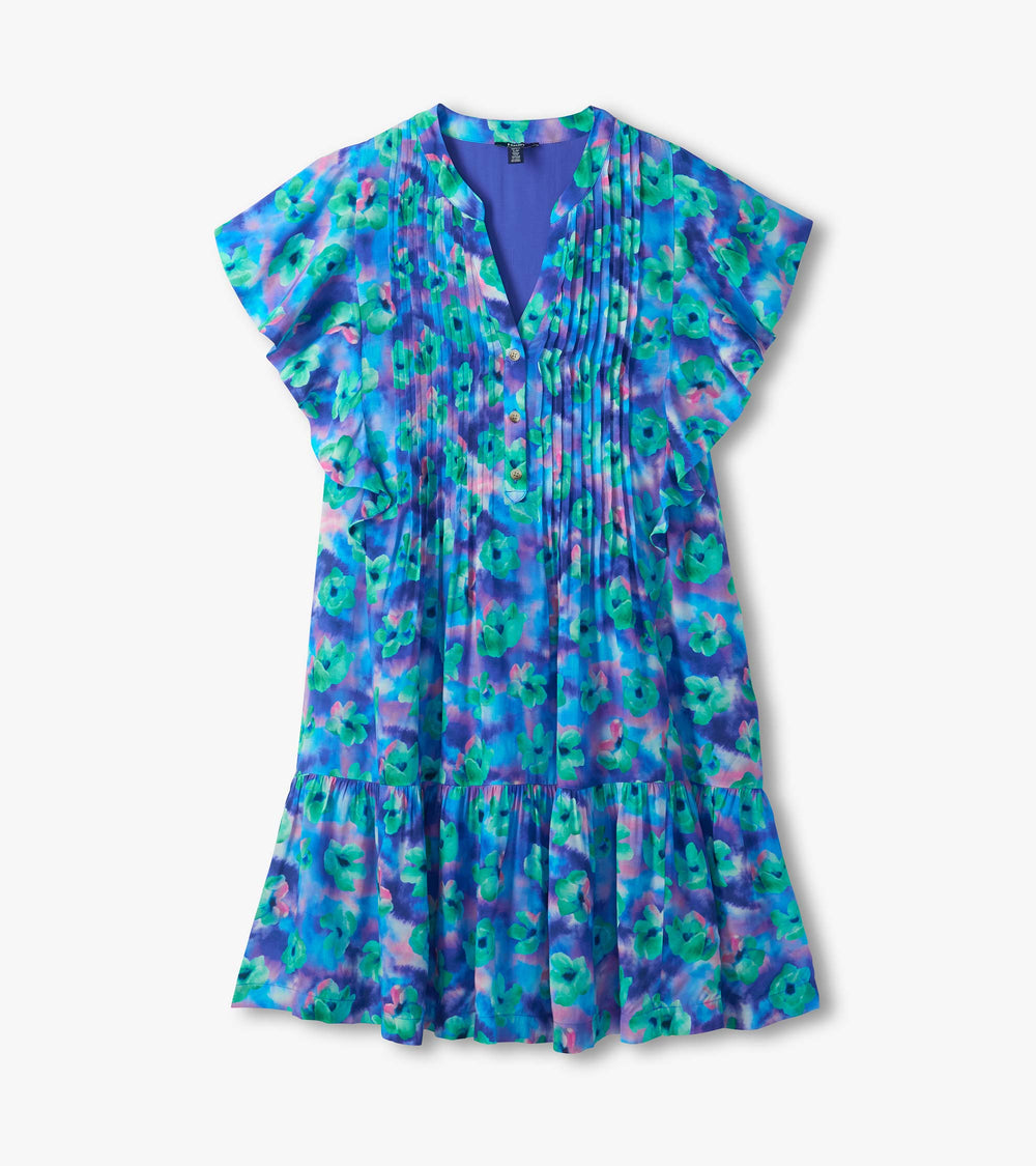 Hatley Pintuck Dress - Floating Flowers