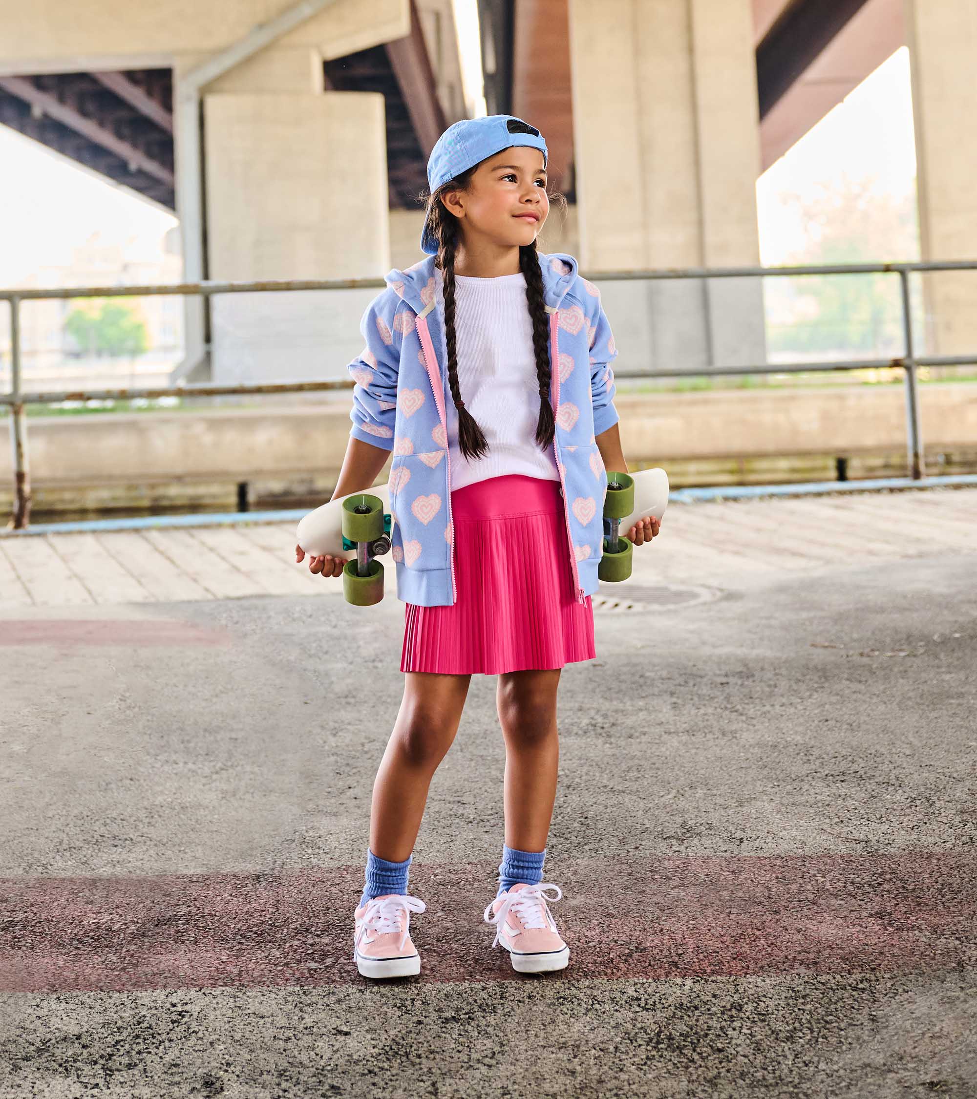 Hatley Girls Fandango Pink Sporty Skort