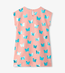 Hatley Girls Glitter Butterfly Slouchy Dress