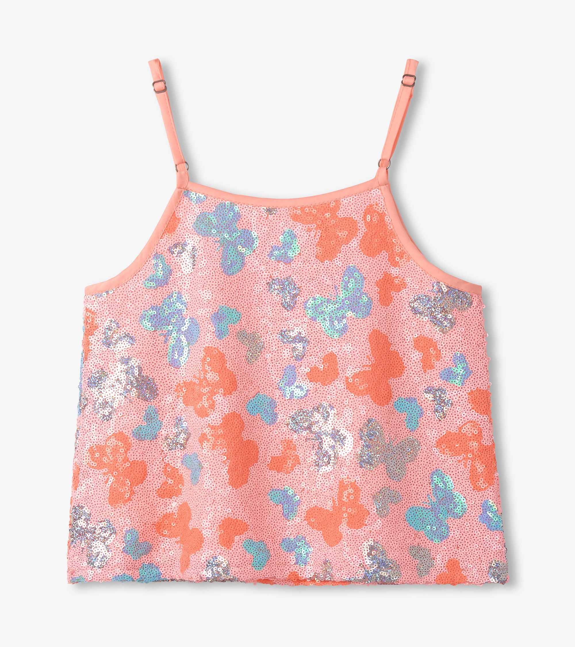 Hatley Girls Glitter Butterfly Sequin Top