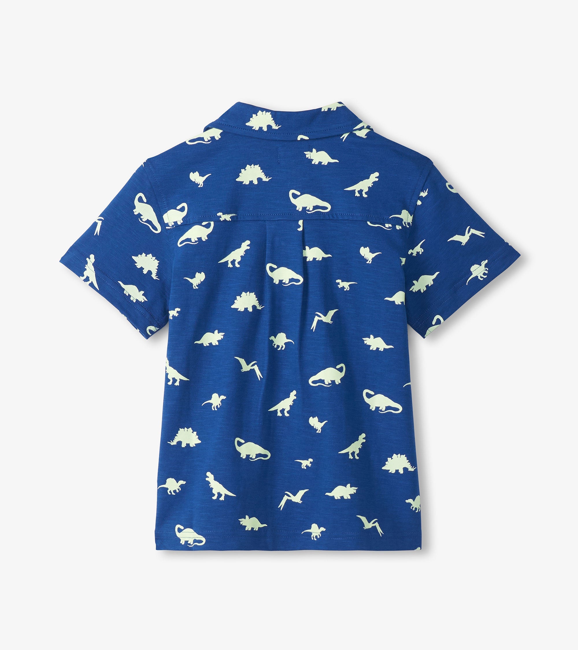 Hatley Boys Glow in the Dark Dinos Jersey Button Down