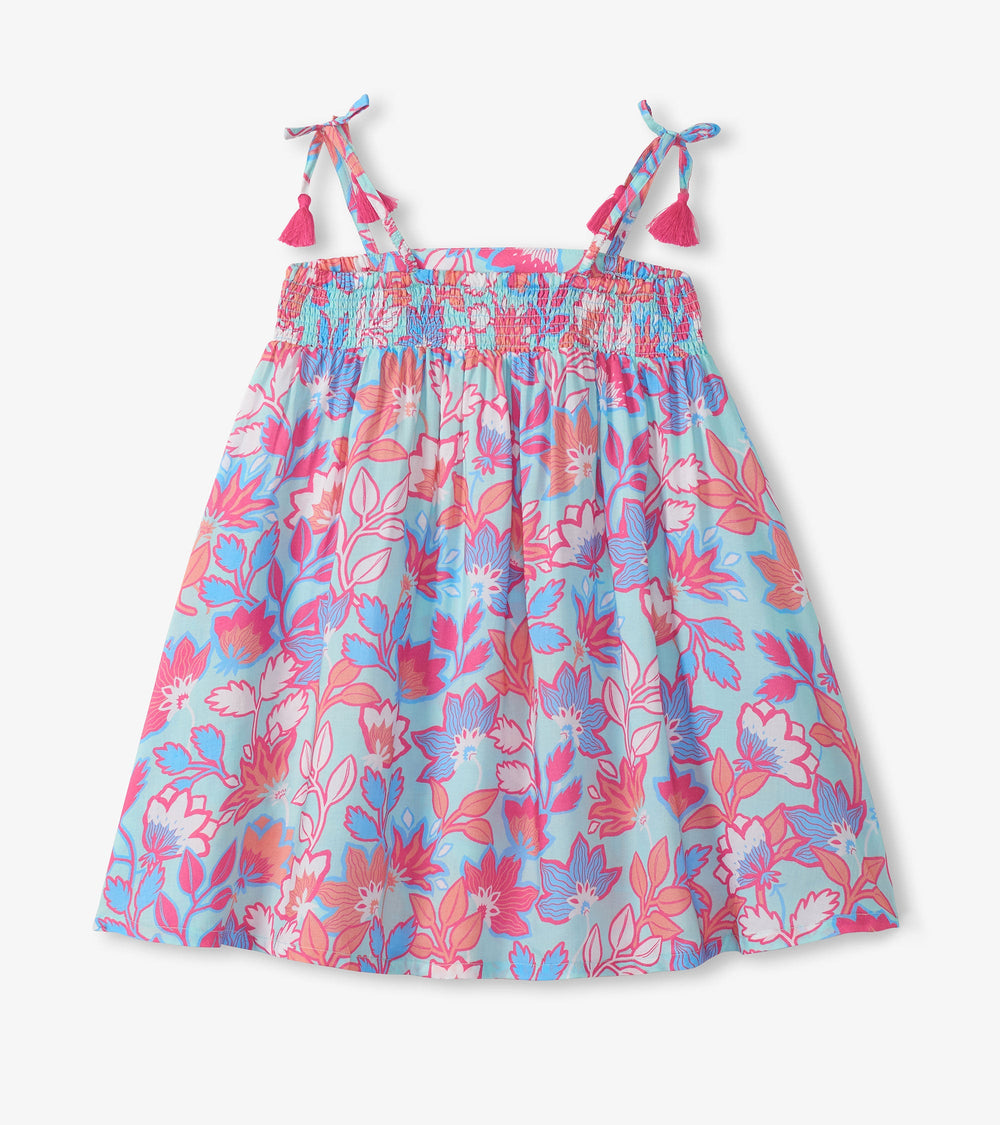 Hatley Girls Graphic Floral Smocked Sundress