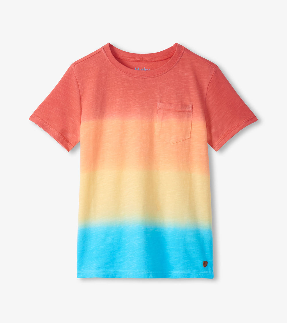 Hatley Boys Gradient Sun Set Crew Neck T-Shirt