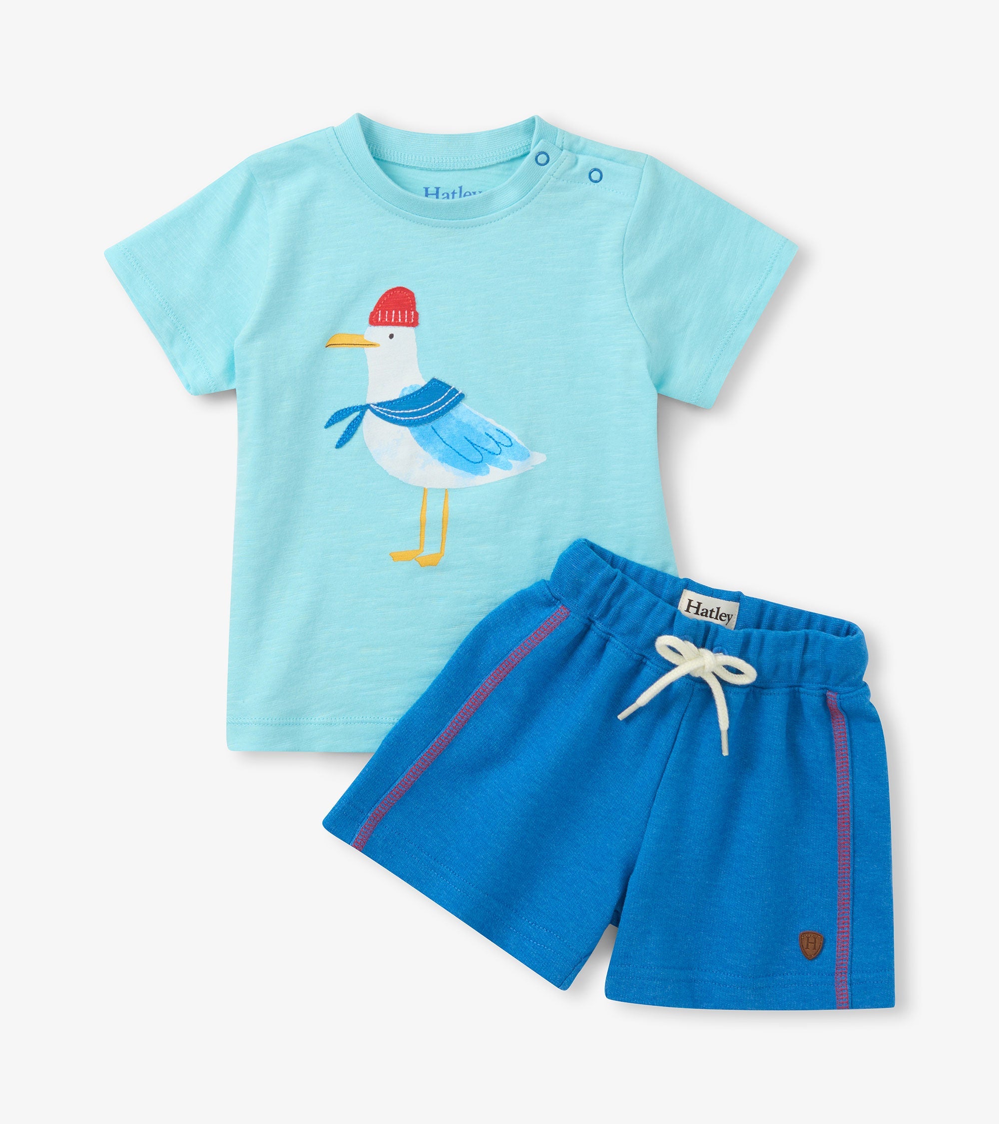 Hatley Baby & Toddler Boys Charming Seagull T-Shirt & Shorts Set