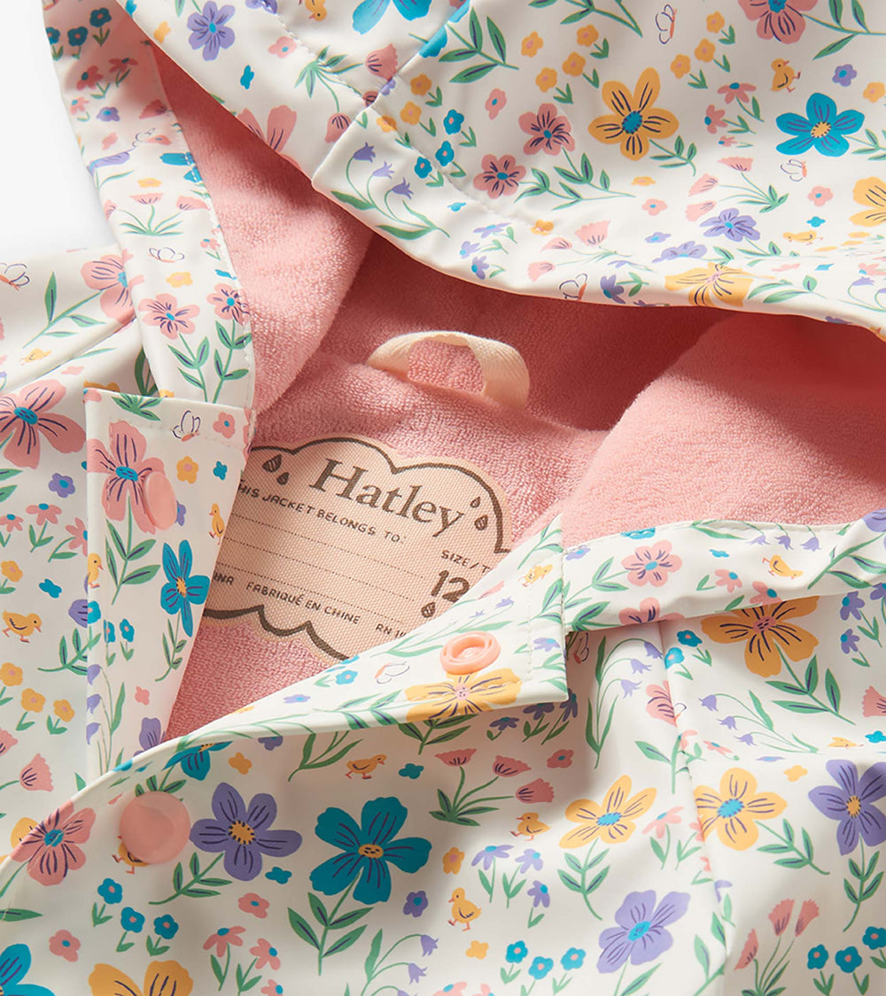 Hatley Baby & Toddler Girls Little Garden Chicks Button-Up Rain Jacket
