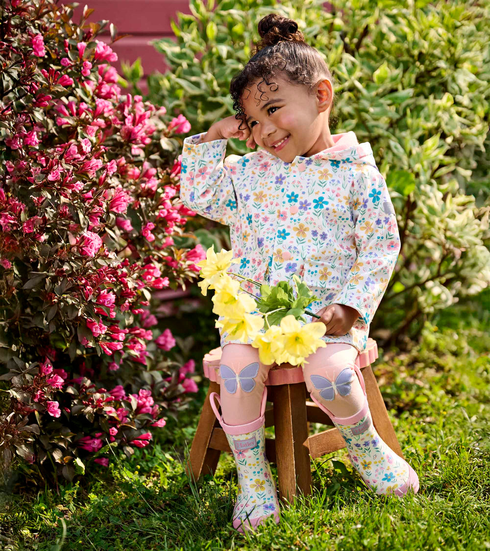 Hatley Baby & Toddler Girls Little Garden Chicks Button-Up Rain Jacket