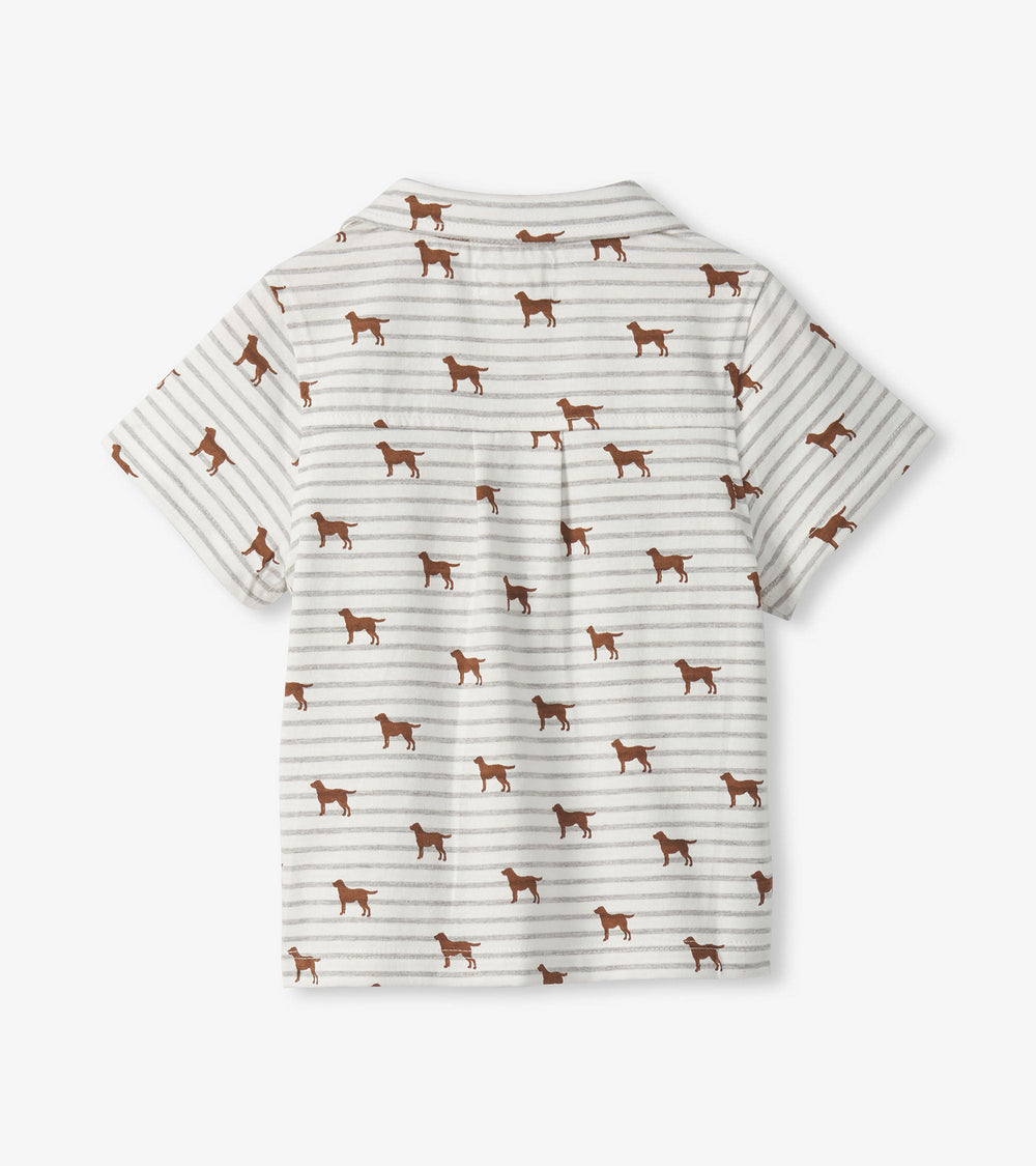 Hatley Baby & Toddler Boys Little Pups Jersey Button Down