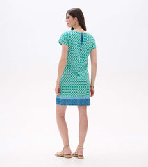 Hatley Zip-Back Tee Dress - Arcadia Medallion