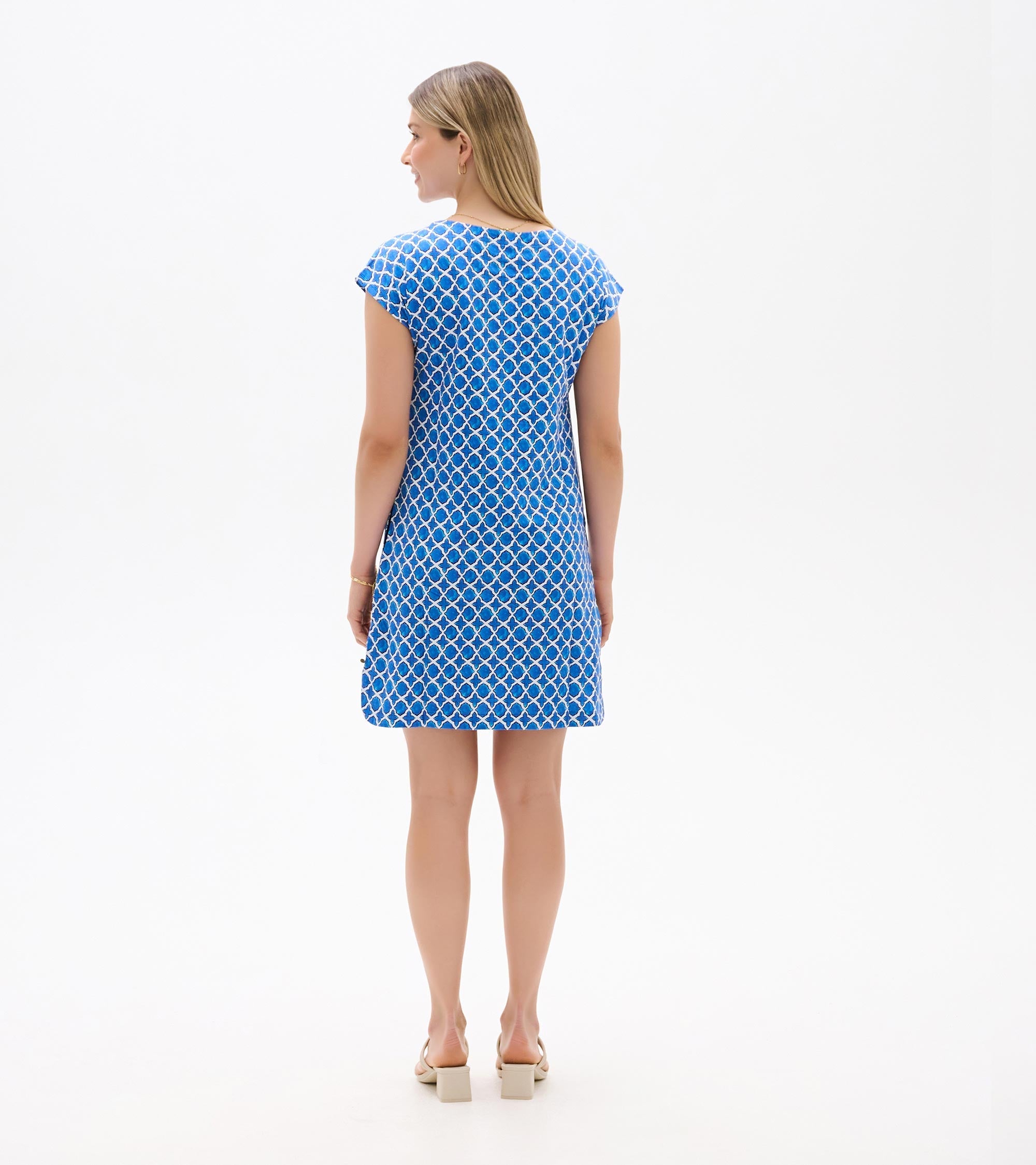 Hatley Capri Dress - French Blue Medallion