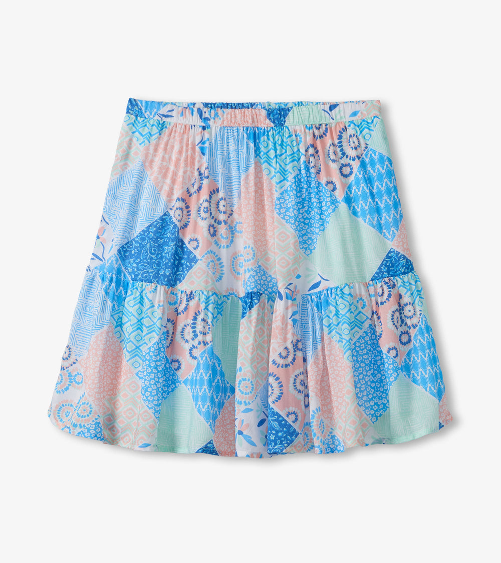 Hatley Flounce Skirt - Mix-Matched Patchwork