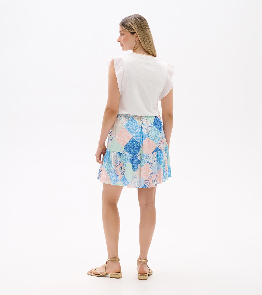 Hatley Flounce Skirt - Mix-Matched Patchwork
