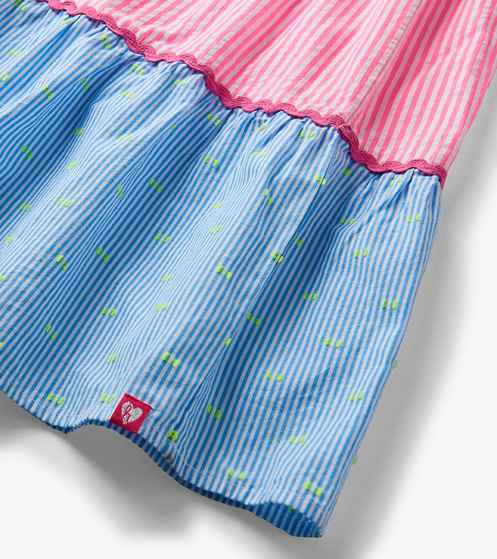 Hatley Girls Mixed Seersucker Strappy Midi Dress