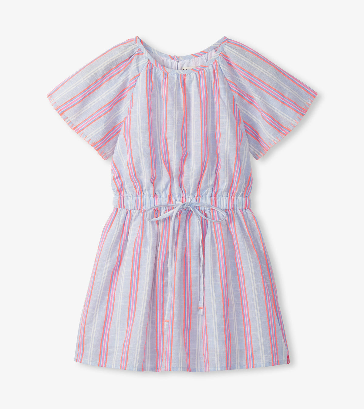 Hatley Girls Neon Chambray Stripes Woven Play Dress