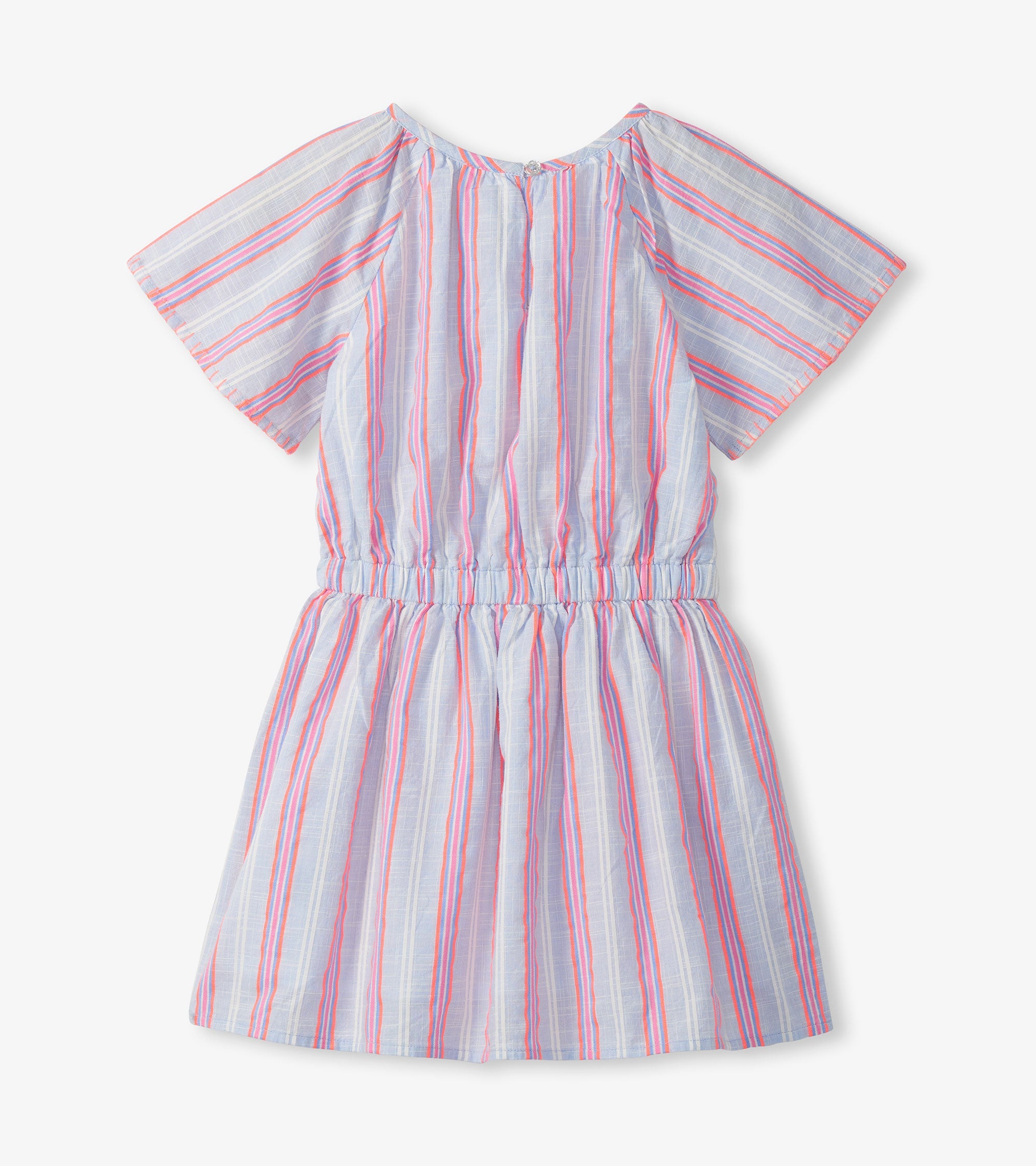 Hatley Girls Neon Chambray Stripes Woven Play Dress