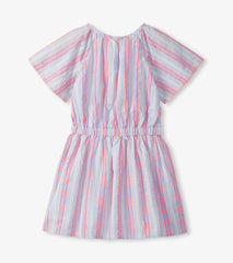 Hatley Girls Neon Chambray Stripes Woven Play Dress