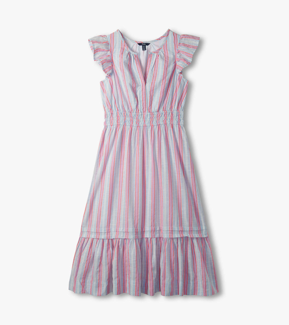 Hatley Fiona Dress - Neon Stripes