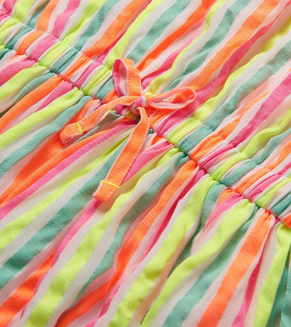 Hatley Girls Neon Summer Stripes Woven Play Dress