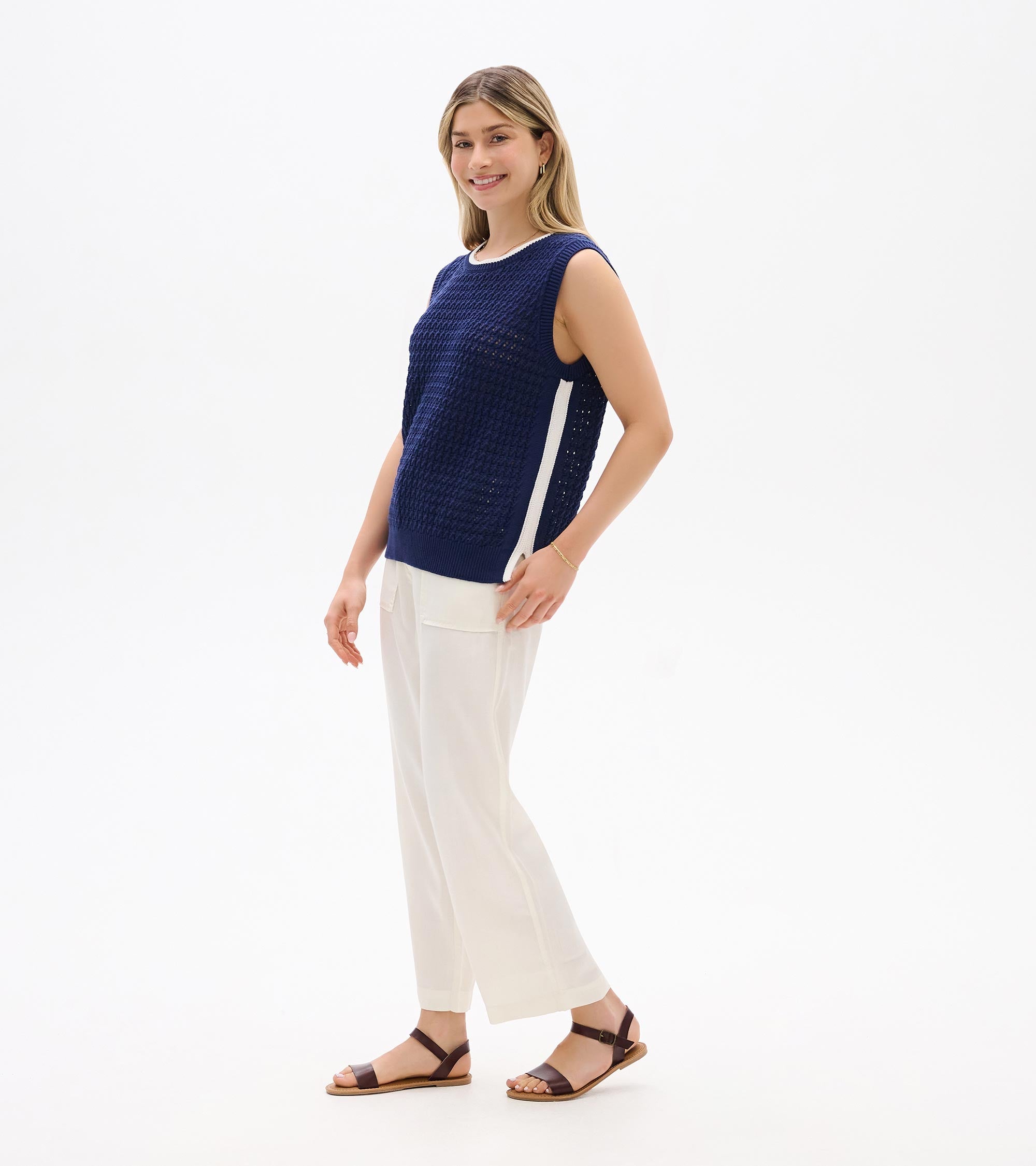 Hatley Cruz Knit Tank - Patriot Blue