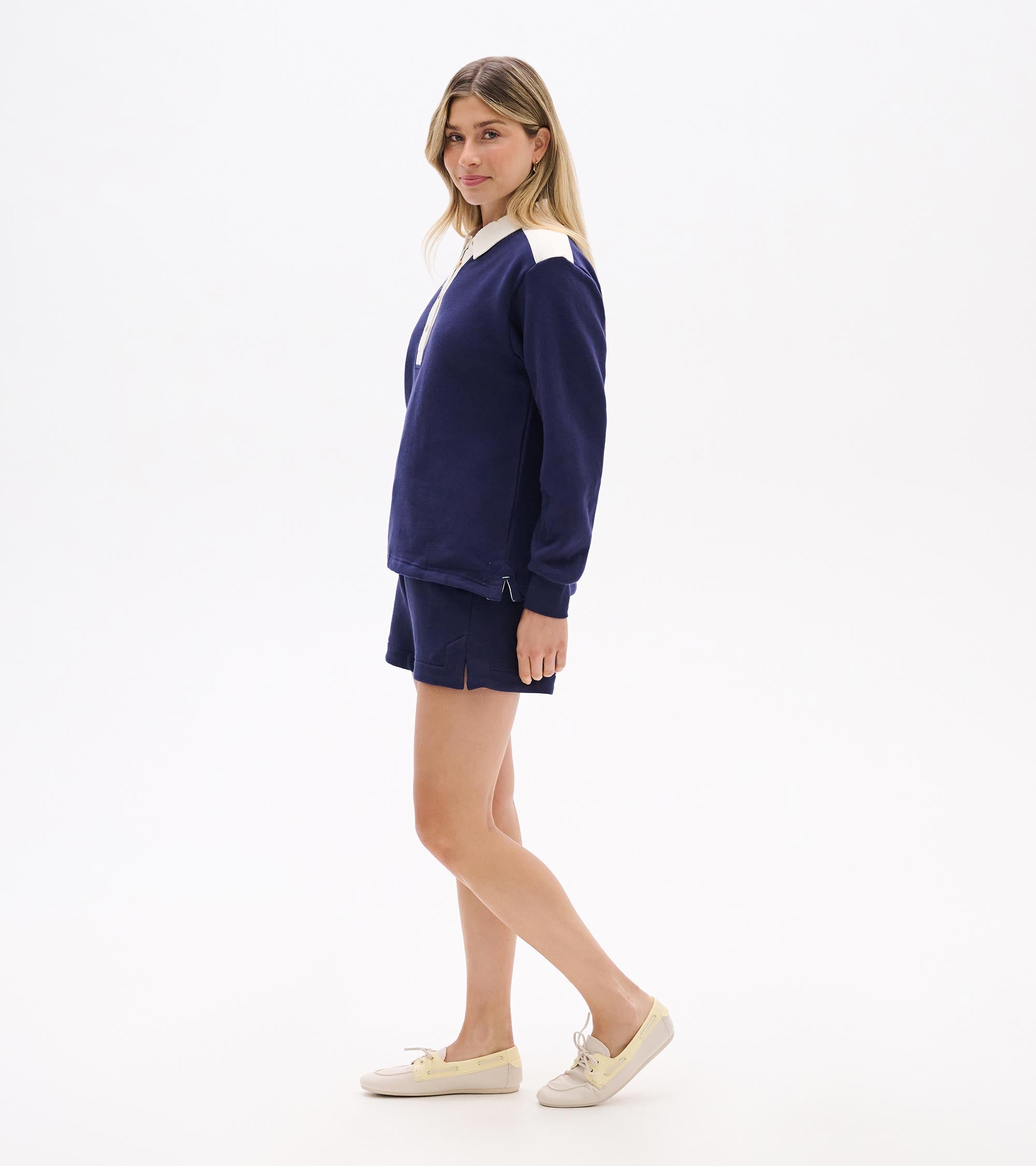 Hatley Coco Polo Top - Patriot Blue