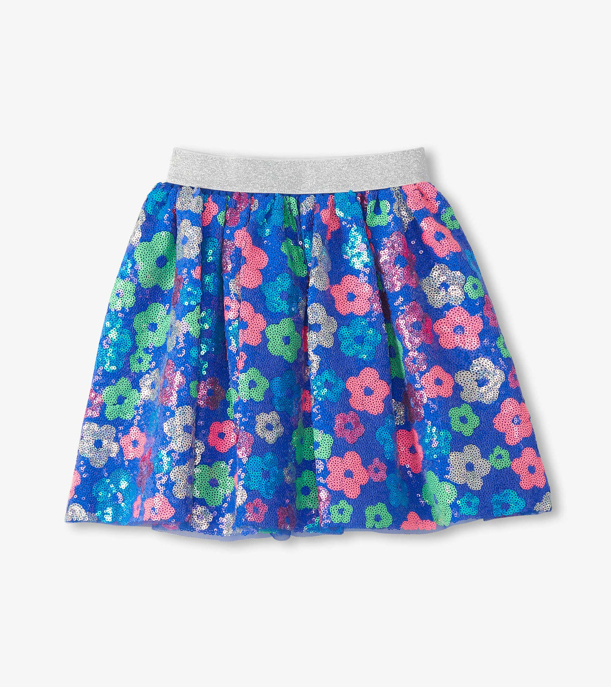 Hatley Girls Party Flowers Sequin Skirt