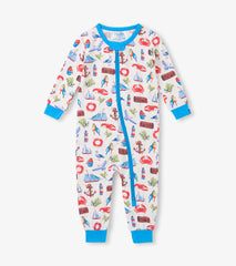 Hatley Baby Boys Painted Seascape Bamboo Sleeper