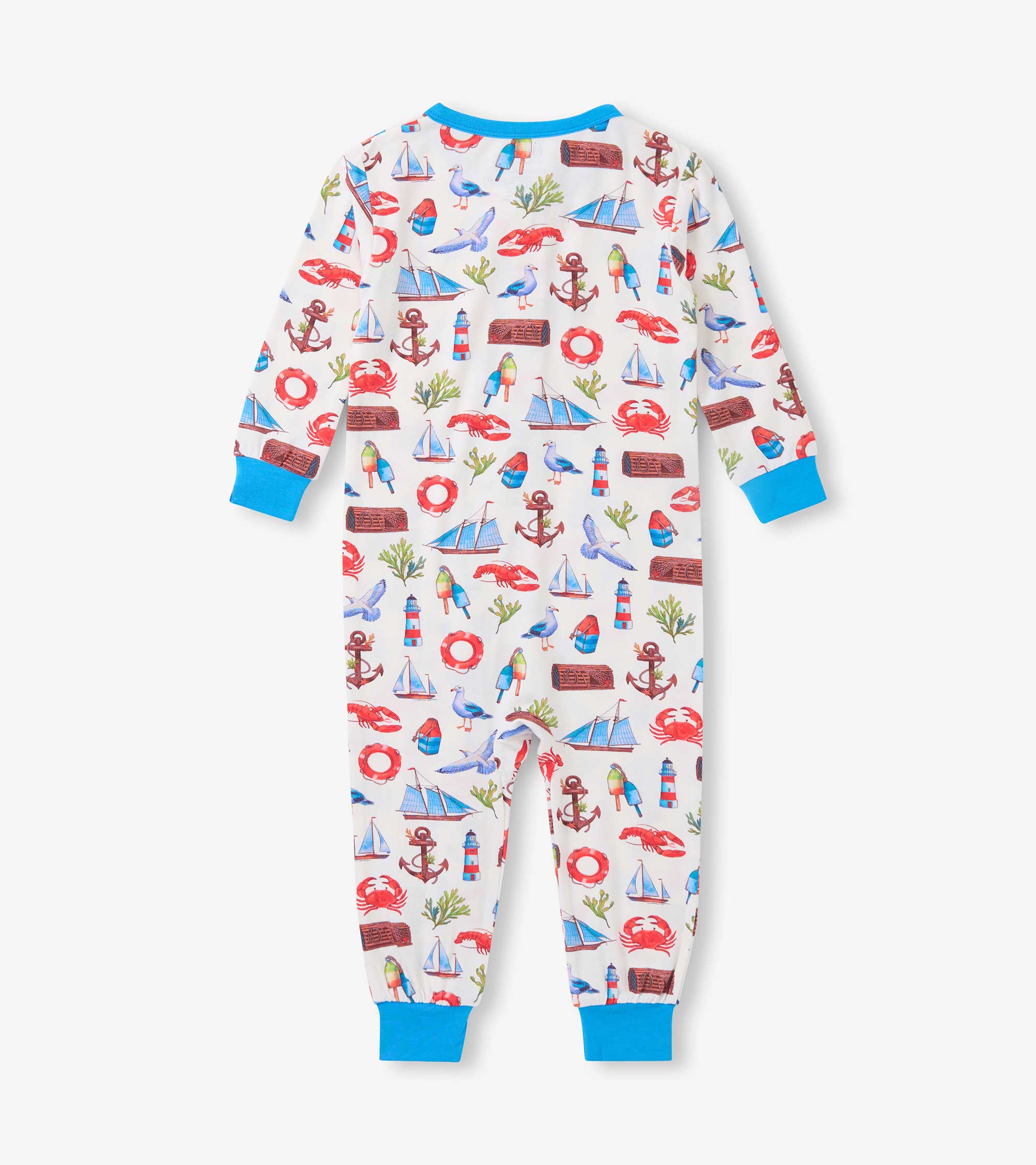 Hatley Baby Boys Painted Seascape Bamboo Sleeper