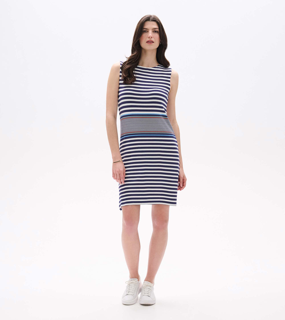 Hatley Sofia Dress - Rainfall Stripes