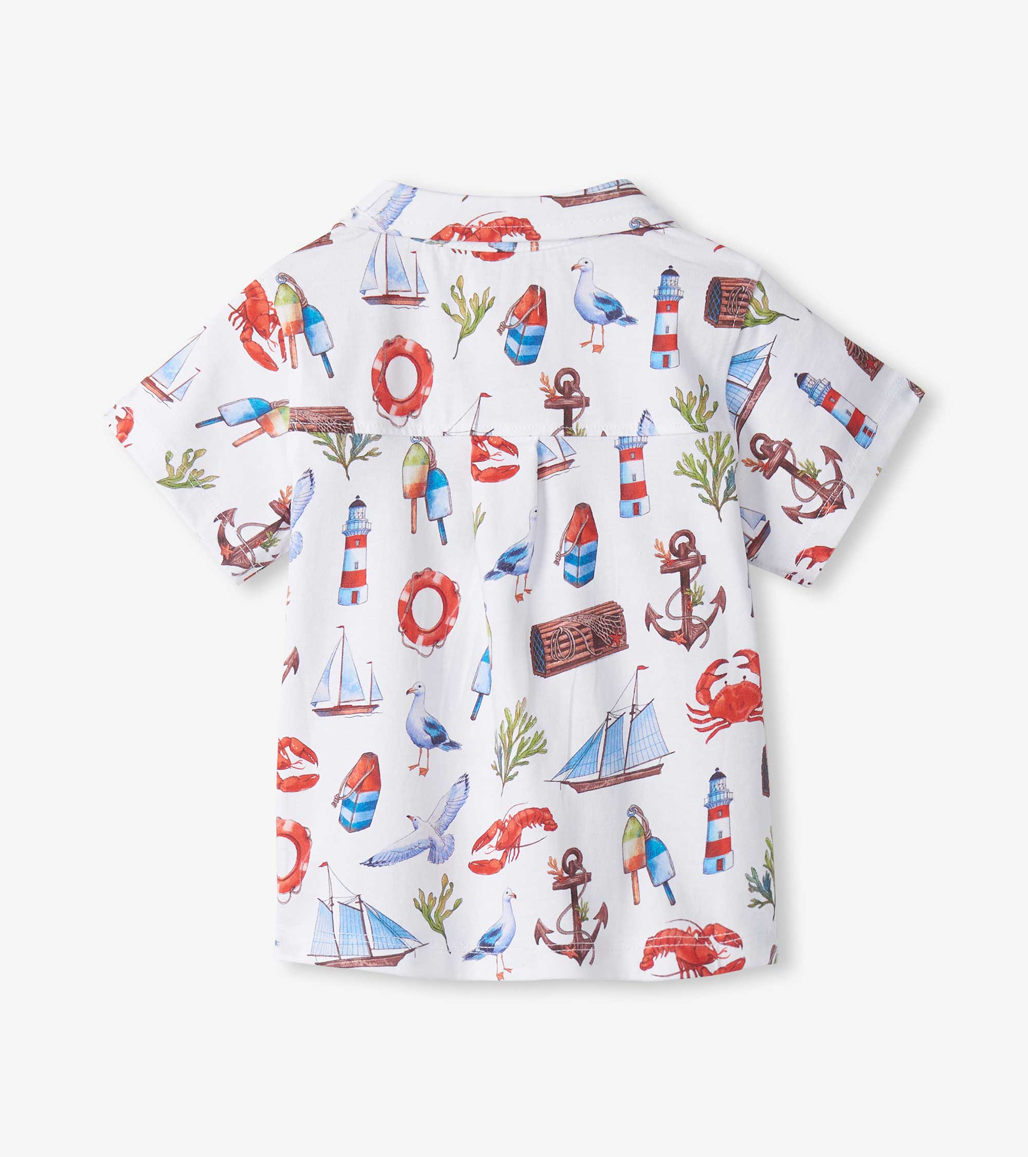 Hatley Baby & Toddler Boys Painted Seascape Jersey Button Down