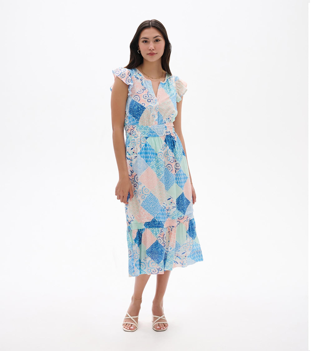 Hatley Fiona Dress - Mixed Match Patches