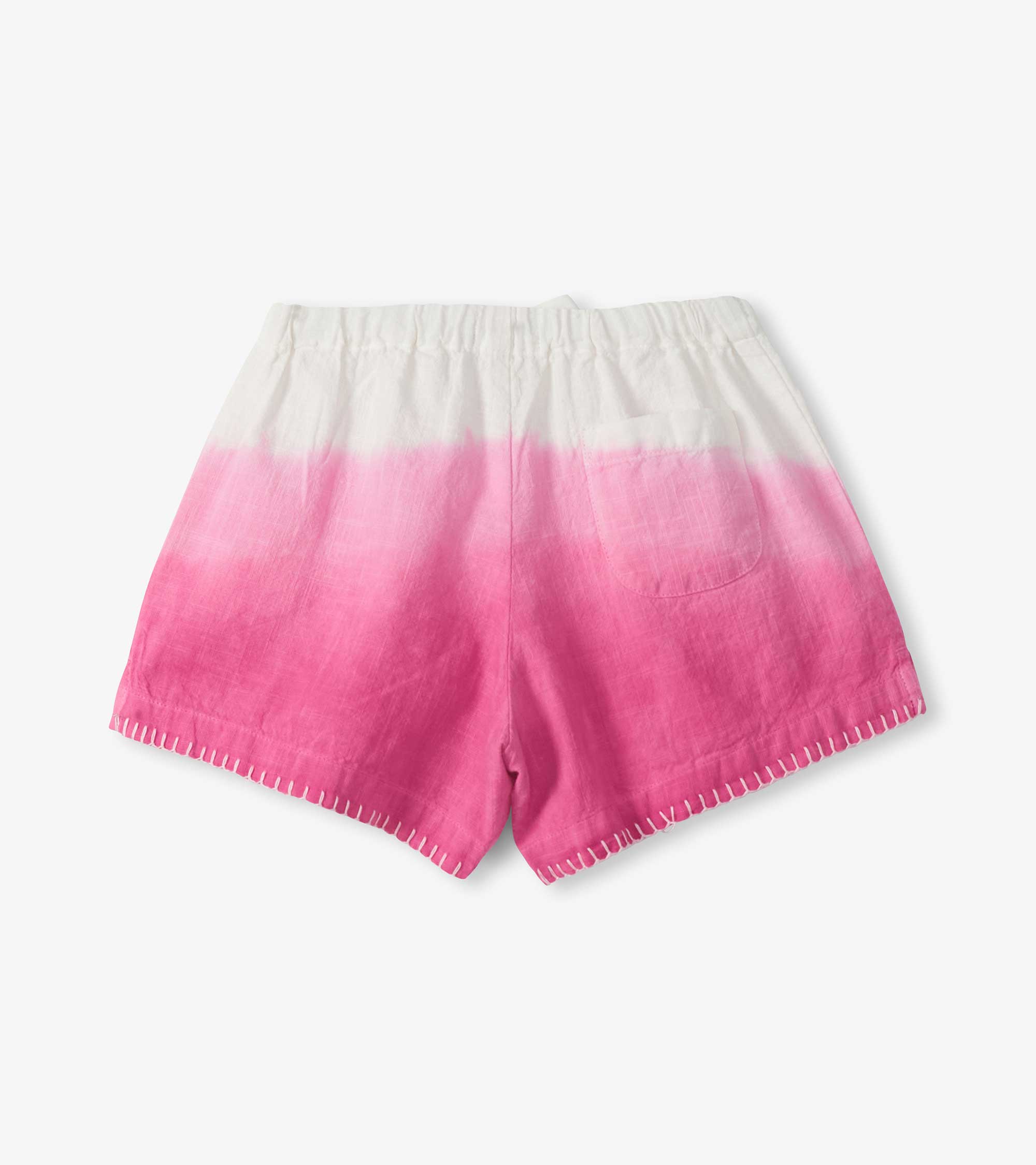 Hatley Girls Raspberry Dip Dye Woven Easy Shorts