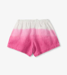 Hatley Girls Raspberry Dip Dye Woven Easy Shorts