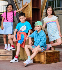 Hatley Girls Rainbow Stripe Slouchy Dress