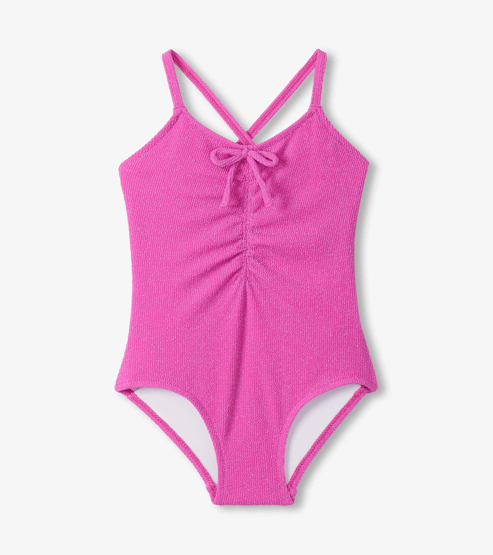 Hatley Girls Hot Pink One-Piece Swimsuit