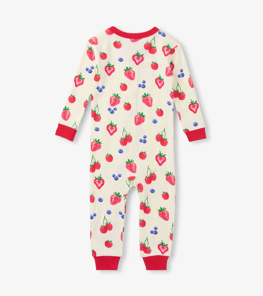 Hatley Baby Girls Summer Berries Cotton Sleeper