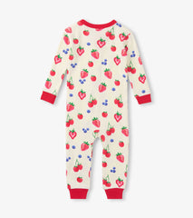 Hatley Baby Girls Summer Berries Cotton Sleeper