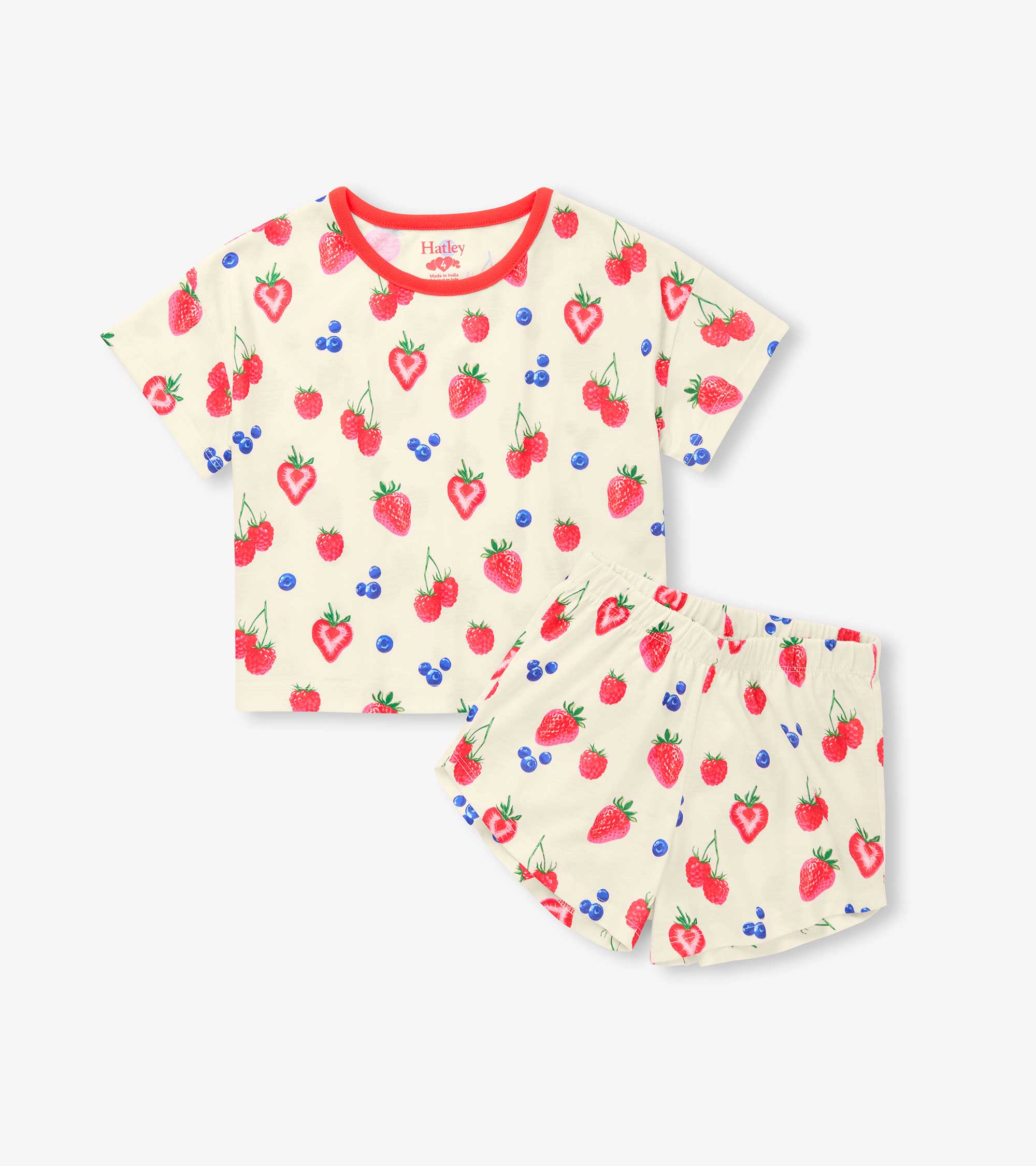 Hatley Girls Summer Berries Short Sleep Set