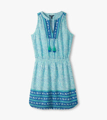 Hatley Chloe Dress - Beach Glass Ikat