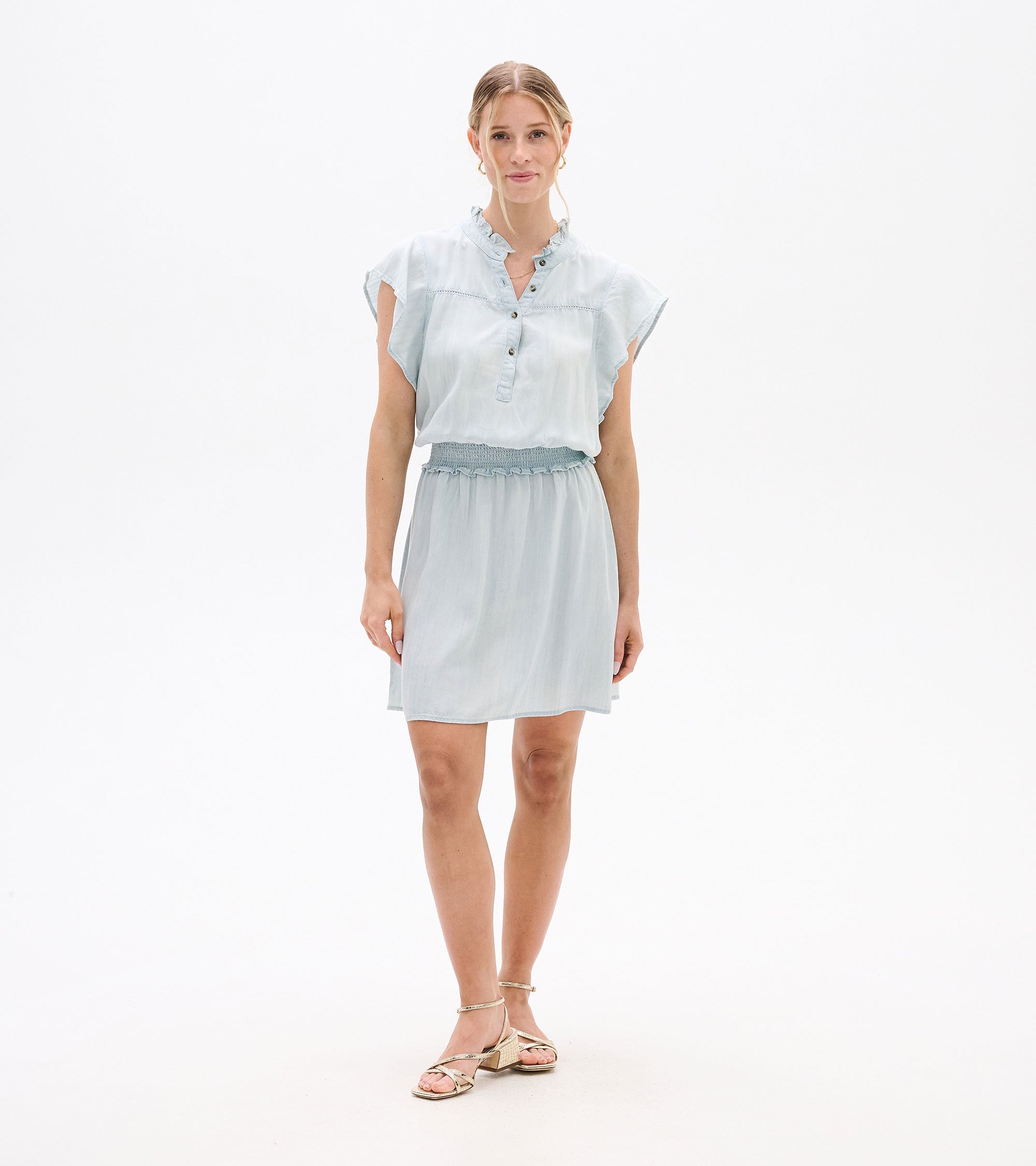 Hatley Ava Dress - Soft Blue Wash
