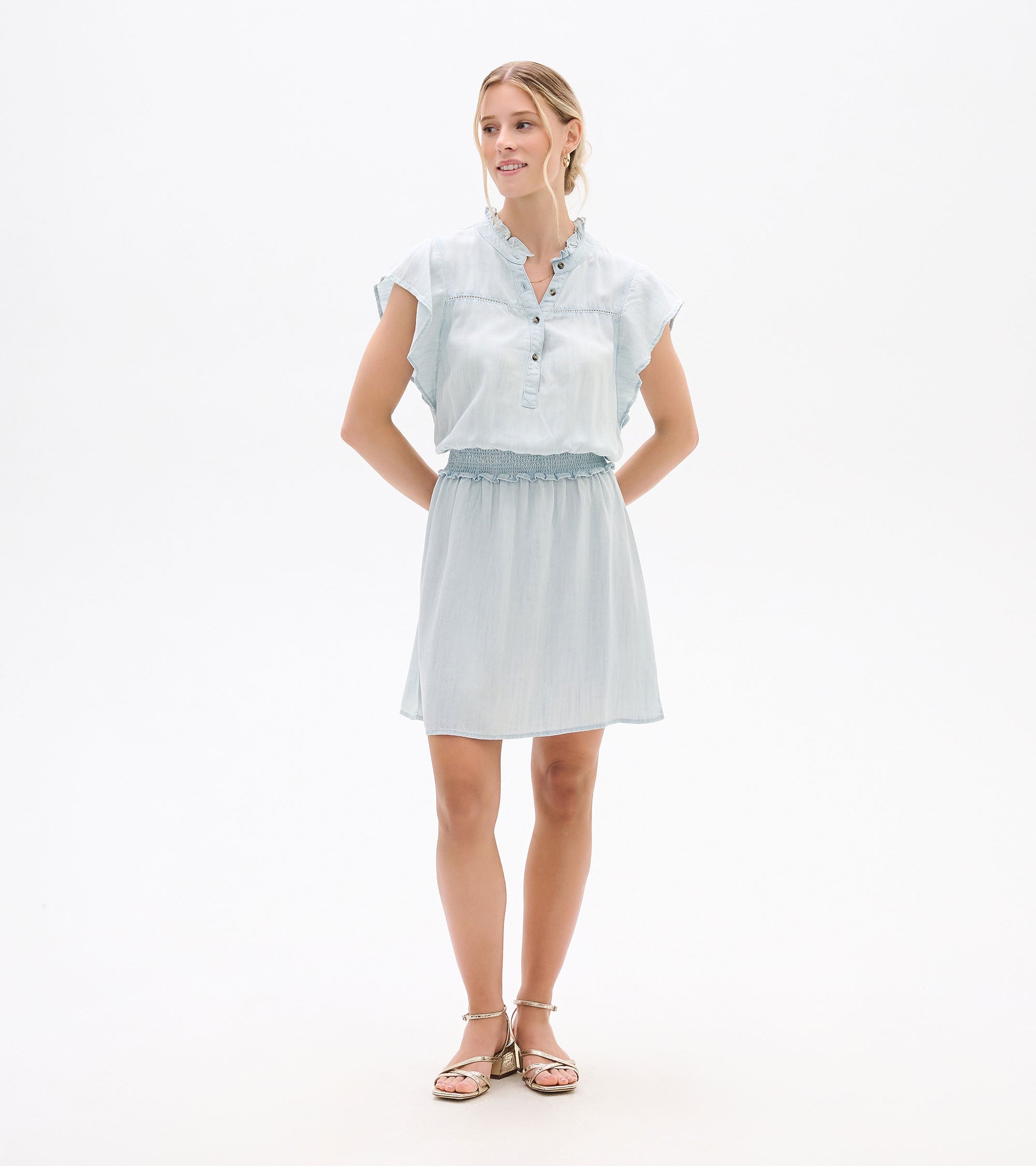 Hatley Ava Dress - Soft Blue Wash