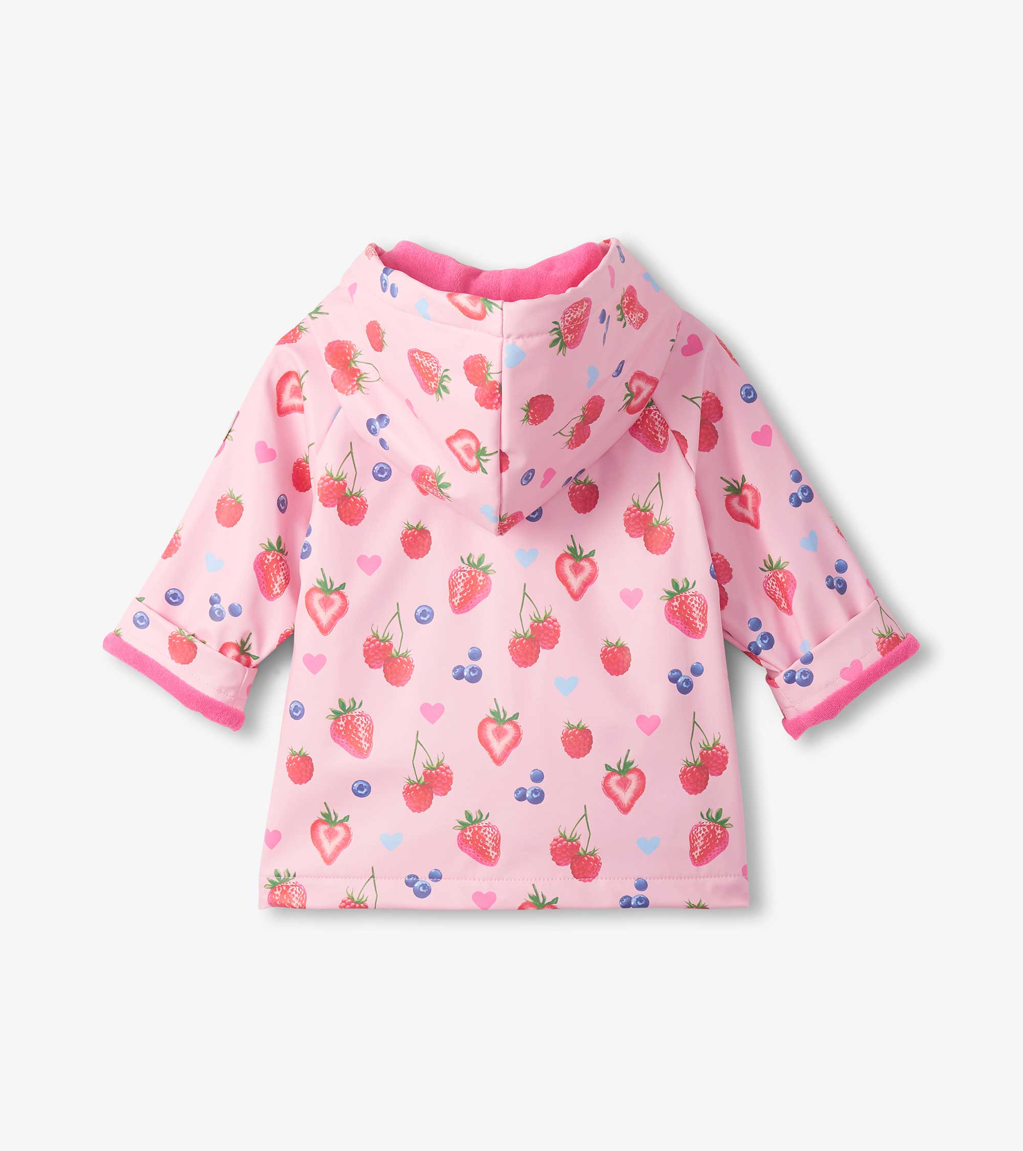 Hatley Baby & Toddler Girls Summer Berries Button-Up Rain Jacket