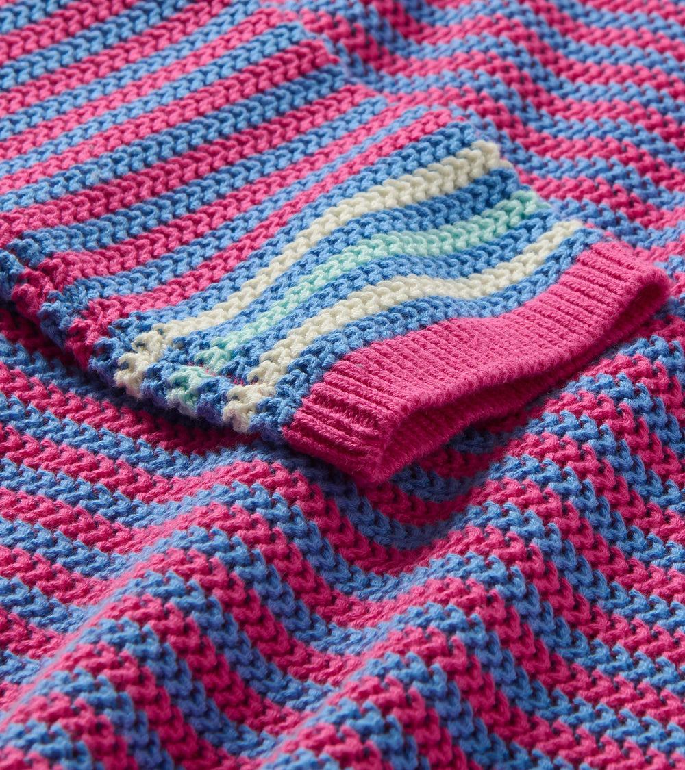 Hatley Pointelle Stripe Sweater - South East Summer