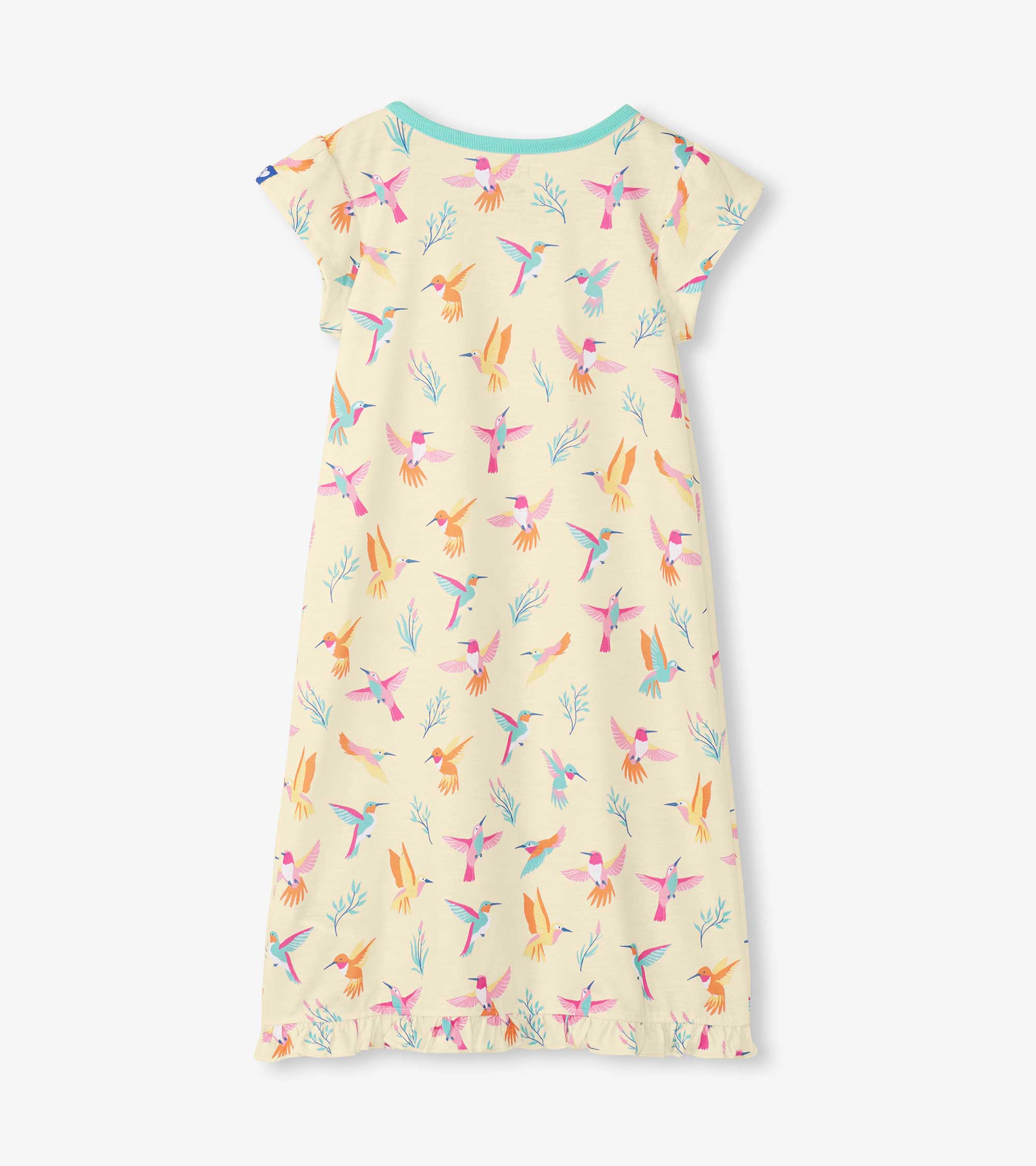 Hatley Girls Springtime Hummingbirds Ruffle Hem Nightdress