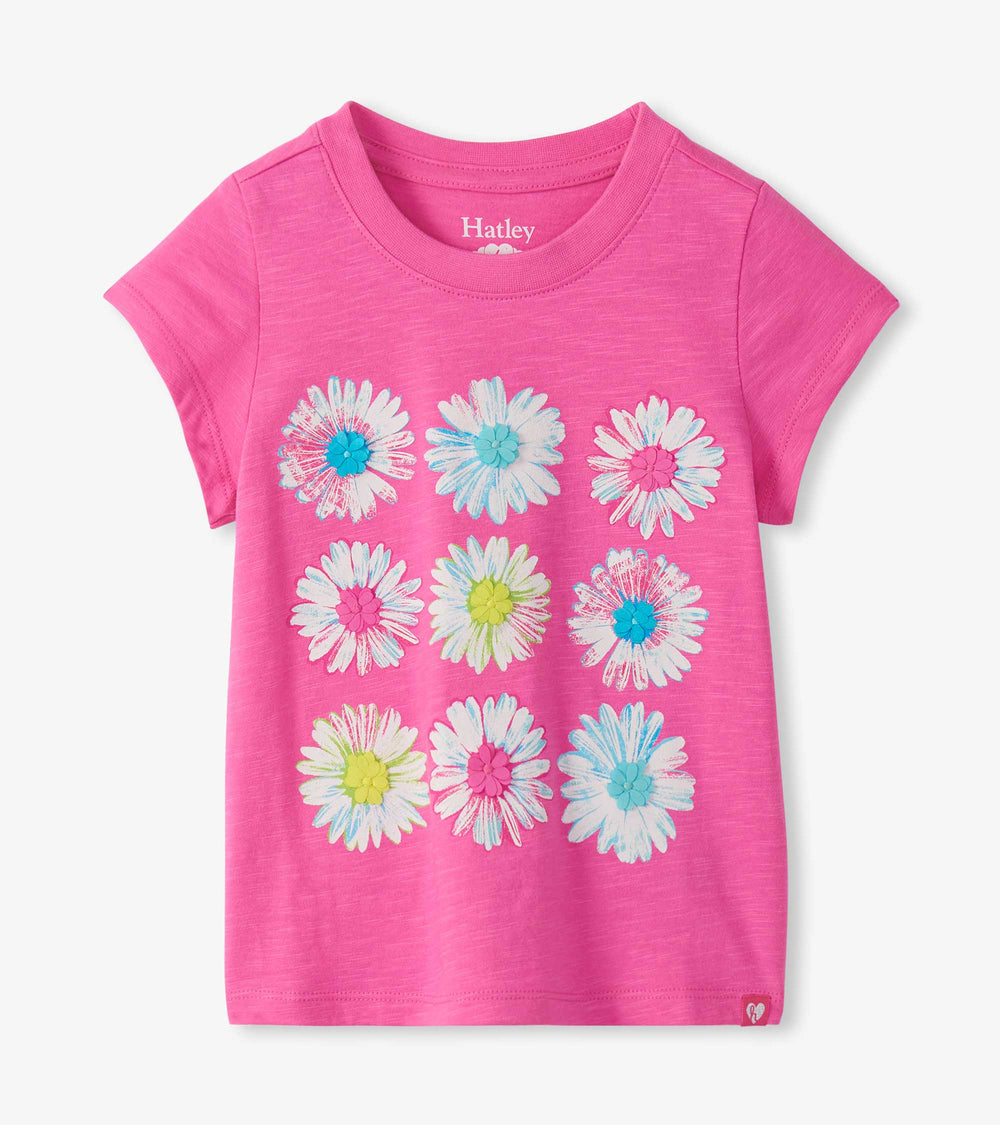 Hatley Girls Party Flowers Graphic Tee