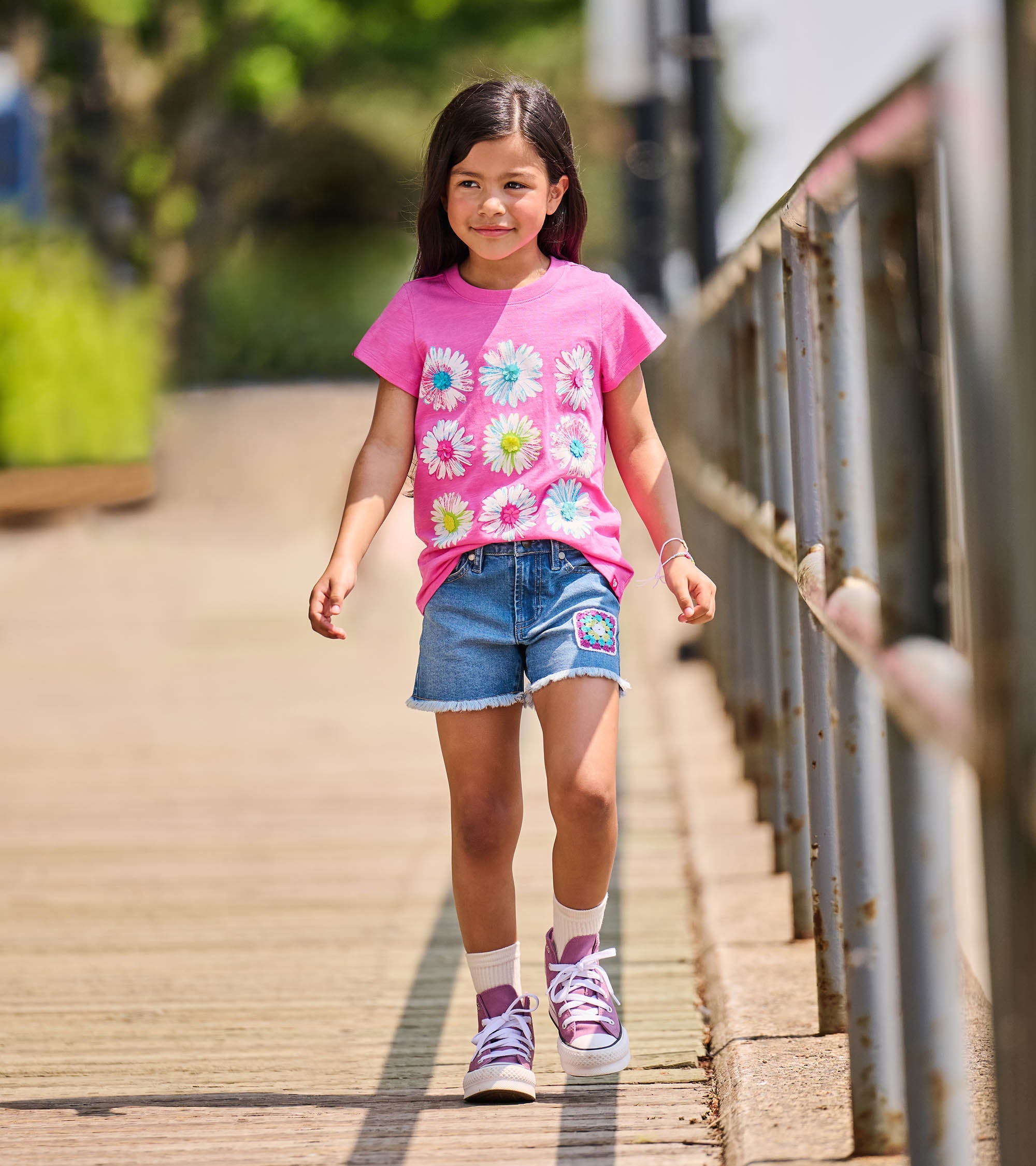 Hatley Girls Party Flowers Graphic Tee