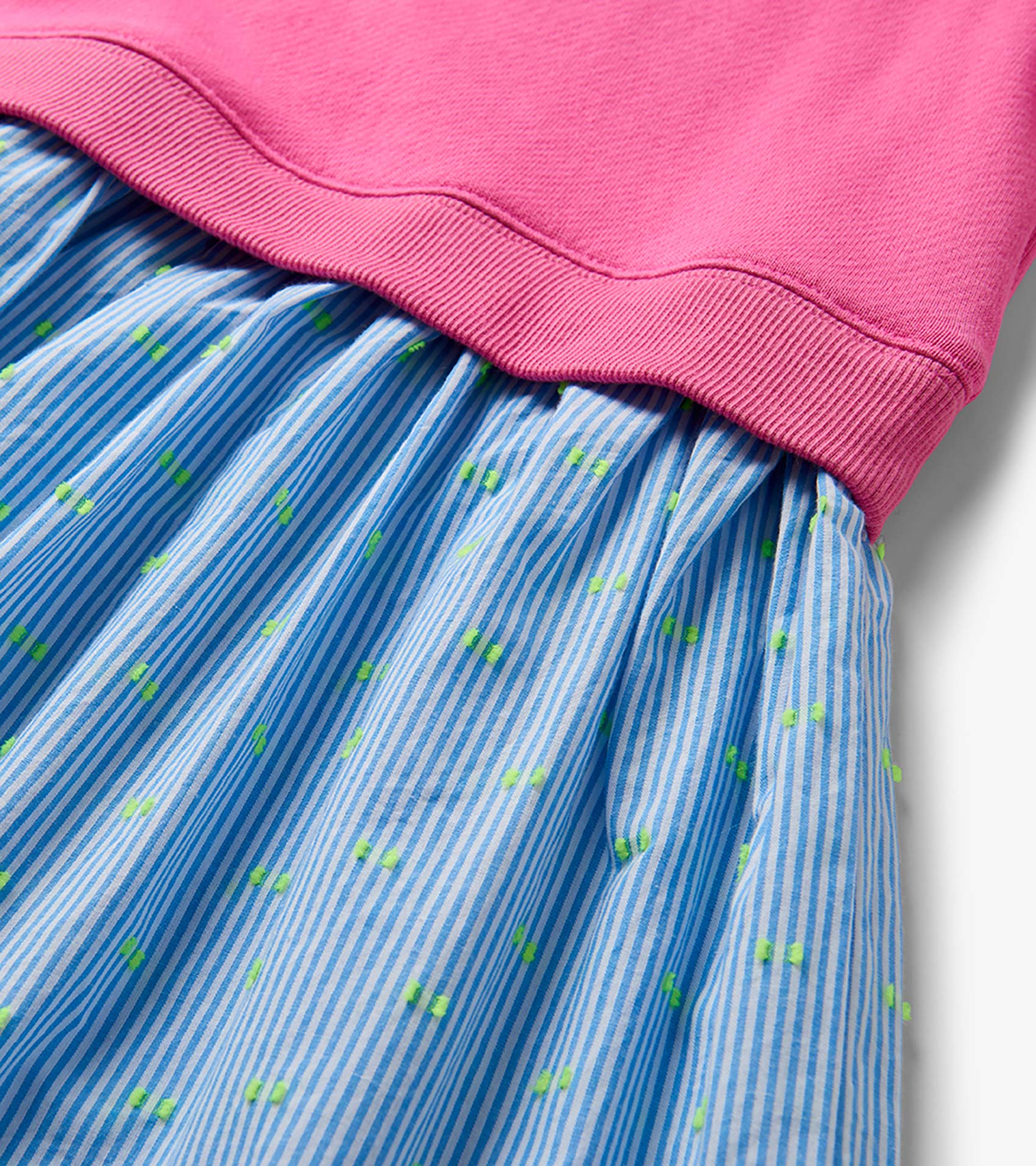 Hatley Girls Strawberry Moon Mixed Fabric Dress
