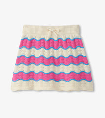Hatley Girls Strawberry Moon Stripes Crochet Skirt