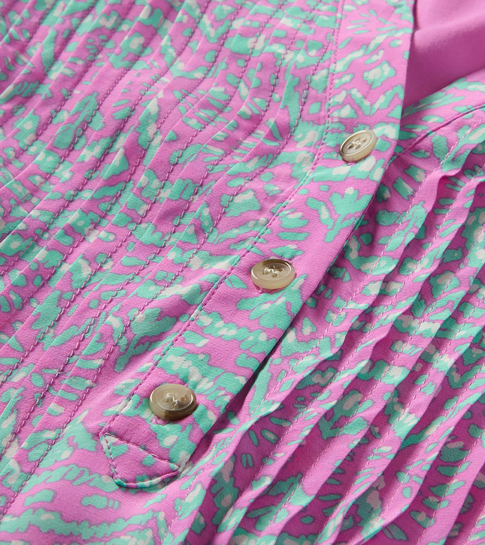 Hatley Pintuck Dress - Soft Ikat
