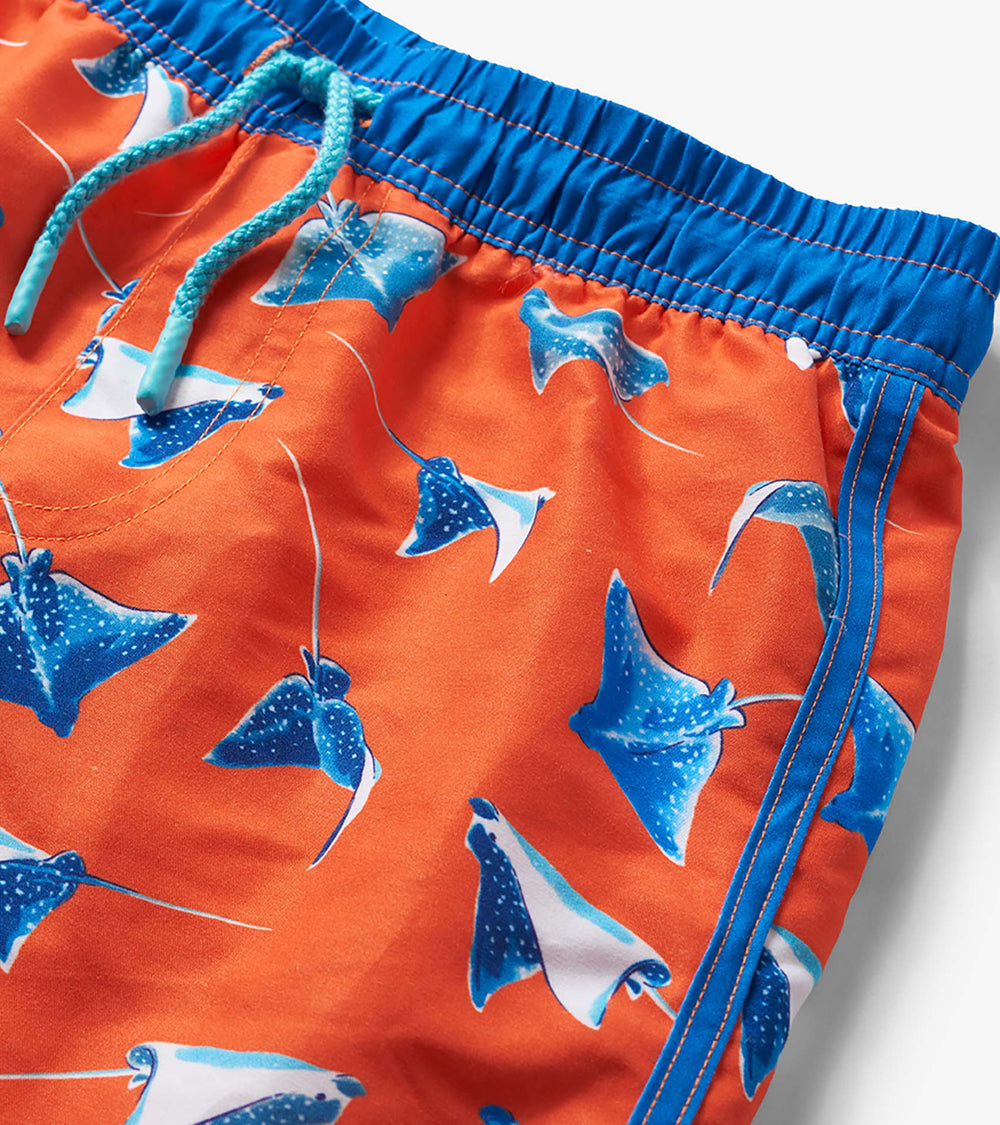 Hatley Boys Sting Rays Swim Trunks