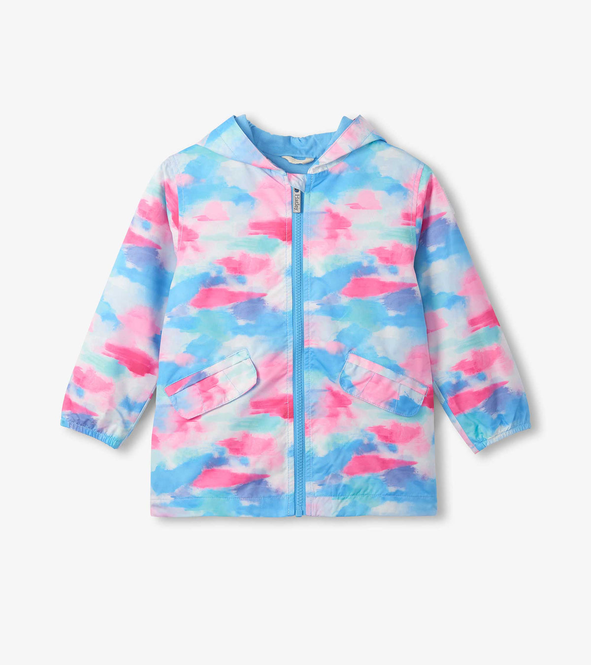 Hatley Girls Sunset Tie Dye Microfiber Rain Jacket